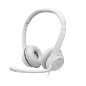 Logitech H390 Stereo USB Headset White with Microphone