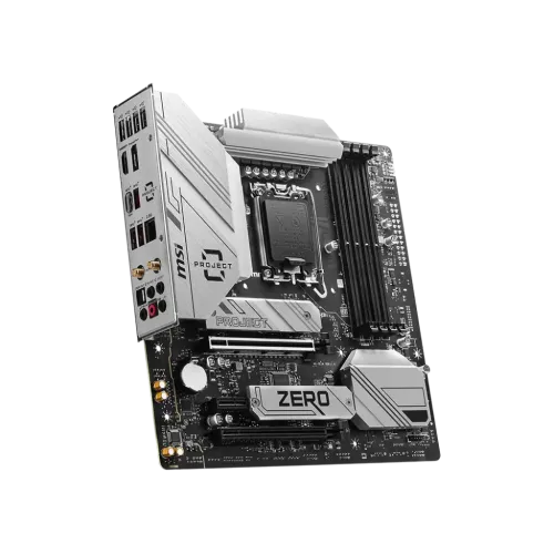 MSI B760M PROJECT ZERO m-ATX Motherboard - Image 3