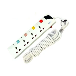 Alternative view of Many MTS-G147 2 Pin 4 Port White Power Strip