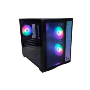 Alternative view of OVO K-18 MID-TOWER GAMING CASE (black)